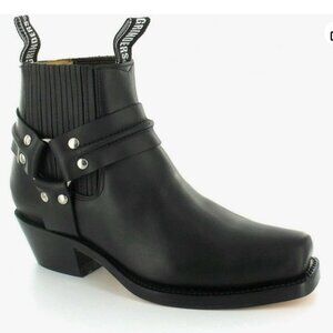 Grinders Renegade Lo Men’s all Leather Cowboy Boots, Size 10